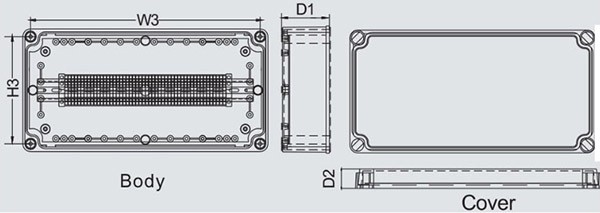 กล่องเทอร์มินอล TJ-45P , TJ-50P , TJ-60P (Terminal Box TJ-45P , TJ-50P , TJ-60P)