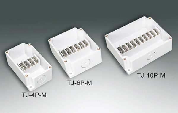 กล่องเทอร์มินอล TJ-4P-M , TJ-6P-M , TJ-10P-M (Terminal Box TJ-4P-M , TJ-6P-M , TJ-10P-M)