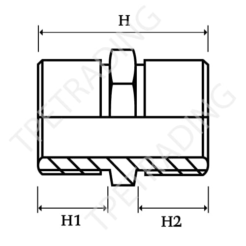 SH-SZJ-C : Explosion Proof Adapter (Double Male Thread)